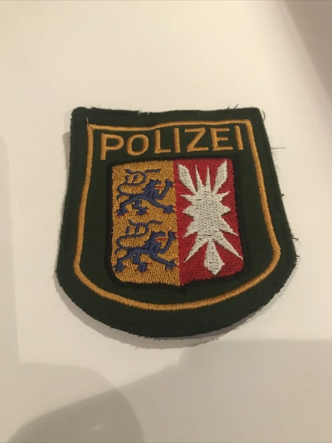 Polizei Mützenstern Schleswig-Holstein - Metallabzeichen Mit 4 Splinten Für Schirmmützen