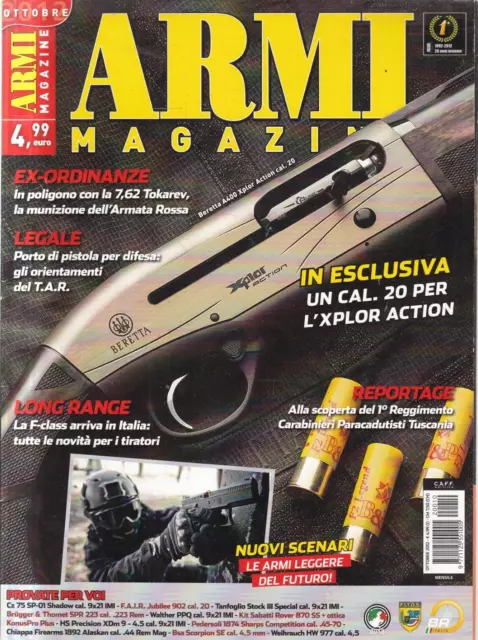 X3a - ARMI MAGAZINE Nr. 10 - Ottobre 2012 - Indice