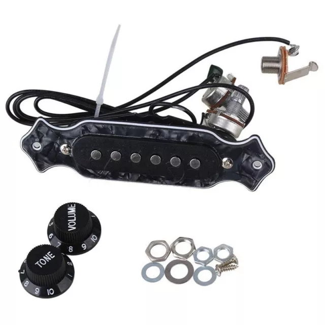 4Xring Single Coil Pickup Harness with Volume & Tone Pots for Electric  Box D9M5 2