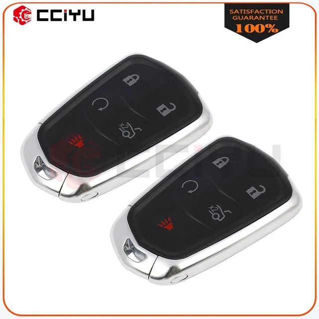 2 For Cadillac XTS 2015 2016 2017-2019 Remote Keyless Entry Key Fob 5 Buttons