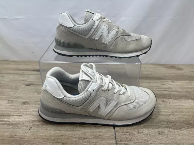 New Balance Womens 574 Core Nimbus Cloud White Casual Sneakers Shoes Size 10