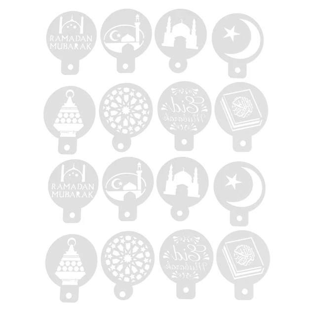 Decorazione Nido D'ape Eid Mubarak - Set 3 Pezzi Per Feste Ramadan - Foto 5