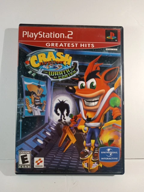 CRASH BANDICOOT: THE Wrath of Cortex Sony Playstation 2 PS2 Complet Cib ...
