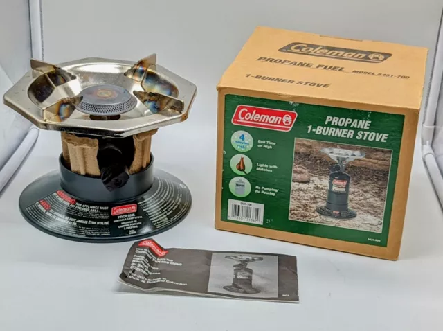 Coleman 5431B 1-Burner PerfectFlow Propane Stove 2000010642 in box