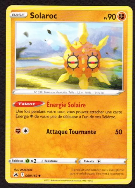 POKEMON Zenith Supreme Card EB12.5 FR #069/159 Solaroc