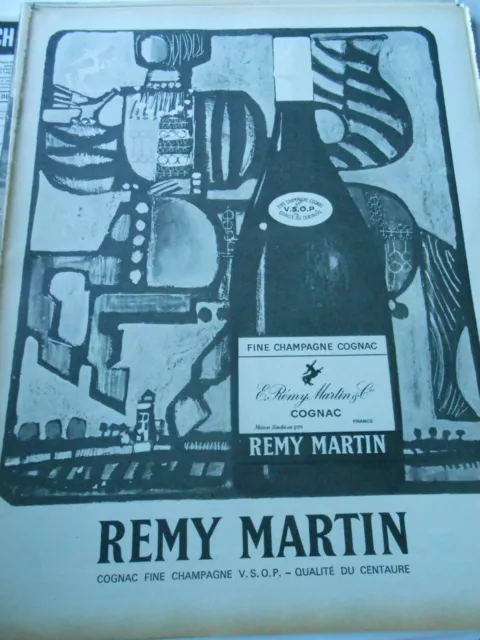 Publicité Advertising 1964  Remy Martin cognac fine champagne