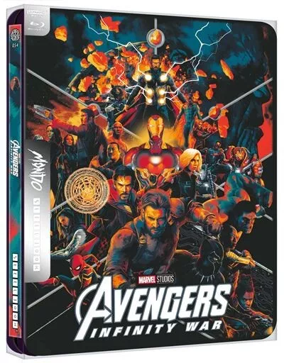 Avengers 3: Infinity War (4K UHD + Blu-ray Steelbook) Mondo - Neuf - Français
