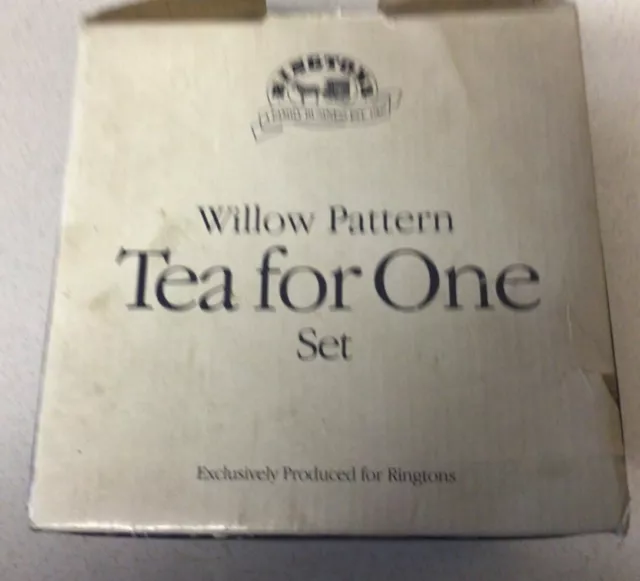 Ringtons Exclusive Willow Pattern Design Tea For One Set,