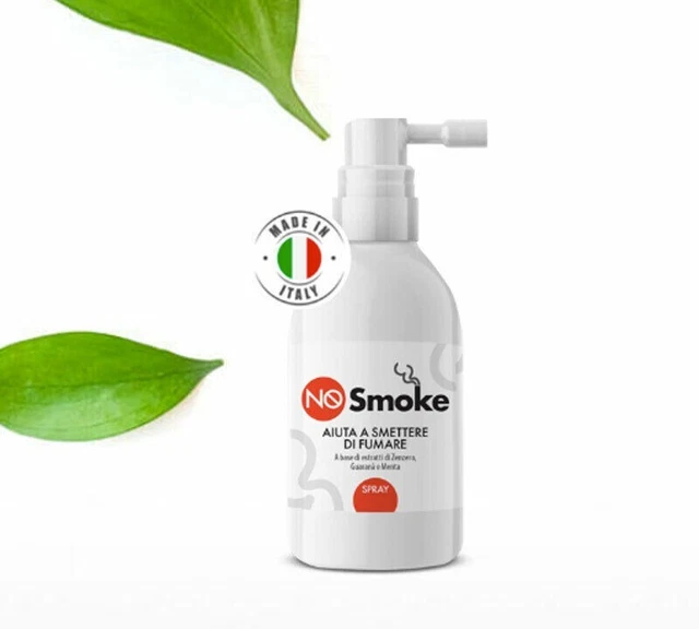 NO SMOKE Spray per smettere di fumare e per dipendenza da fumo NOSMOKE originale