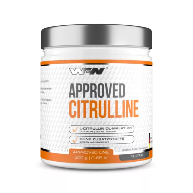 WFN Approved Citrulline - Citrullin DL Malat Pulver 2:1 - Vegan & Neutral - 300g