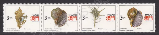 Macao Macau Mnh Mint Stamp Set 1991 Seashells Sg 747-750
