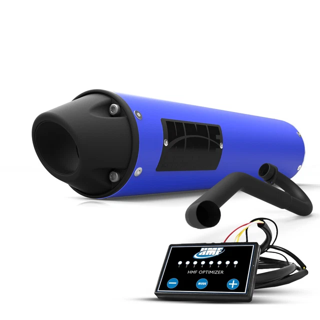 HMF Yamaha YFZ 450R Full Exhaust Candy Blue w/Bkout Euro + EFI (09-23)