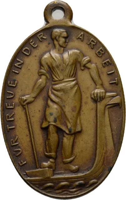 Medaille Handels Kammer Dresden 38x24 mm/ 9,8 g Original Sachsen  #LXW136