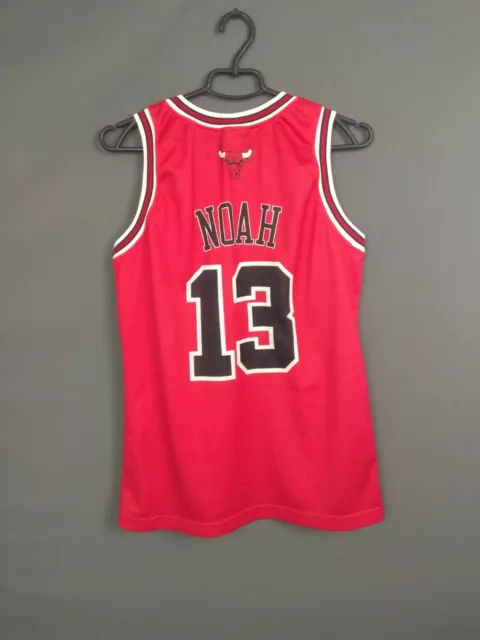 Noah Chicago Bulls Jersey Basketball SMALL Shirt Mens Red Maillot Champion ig93
