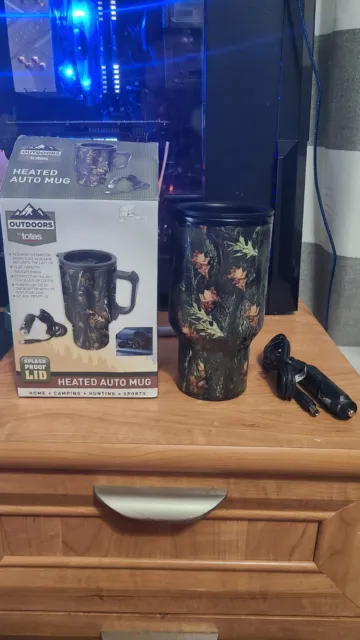Heated Auto Mug Camo With Car Plug, Outdoors By Totes, Sports, Camping, Hunting