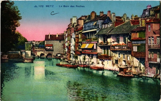 CPA AK METZ - Le Bain des Roches (650995)
