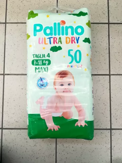 Pannolini Per Bambini Taglia 4 Maxi Dai 7-18 Kg 50 Pezzi Ultra Dry Comfort 25