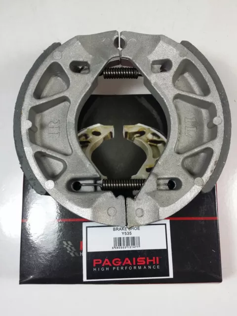 PAGAISHI REAR BRAKE SHOES Yamaha YBR 125 SPD Custom  2008 - 2016 C/W SPRINGS