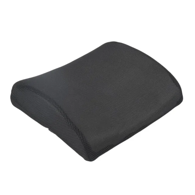 Memory Foam  Chair Lumbar Back Support Cushion Pillow For Office Home Car blacE3
