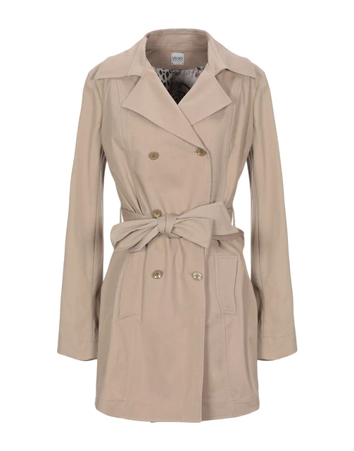 RRP€240 LIU JO Trench Coat IT46 Double-Breasted Notch Lapel Collar Made in Italy