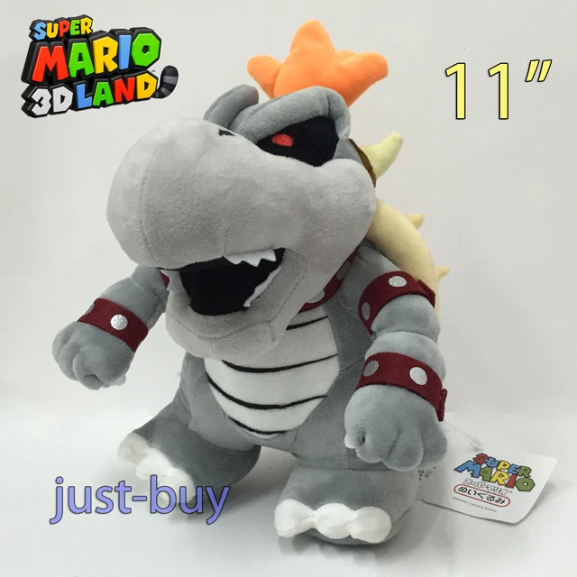 NEW SUPER MARIO Bros. 2 Dry Bowser Bones Plush Soft Toy Stuffed Animal