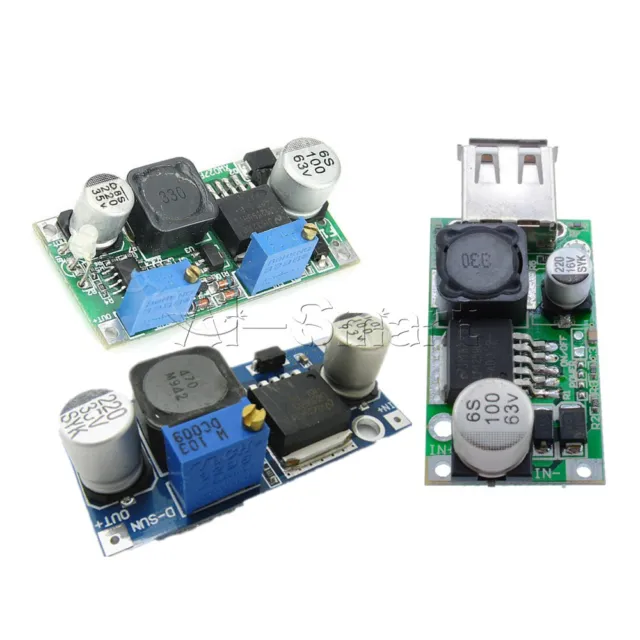 LM2596HV S CC CV 12V/24V/36V/48V/60V to 5V 3A Buck Step Down Module USB Charger