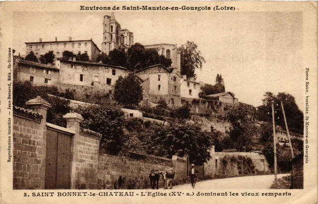 Saint Bonnet de Joux   Collection privée B de G. La Grande Rue.   Carte