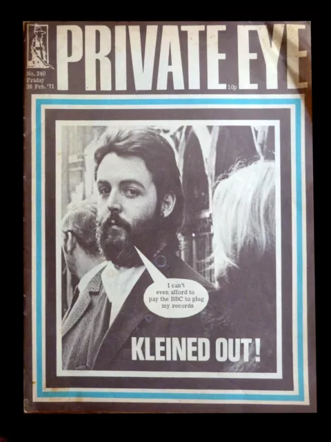 PRIVATE EYE - Vintage Satirical Political News Humour Magazine - 26th Feb 1971