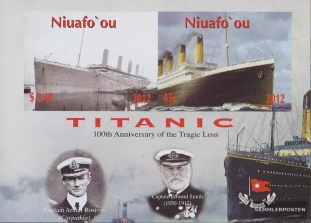 Niuafo ou - isla Bloque 43b (completa edición) nuevo con goma original 2012 Tita