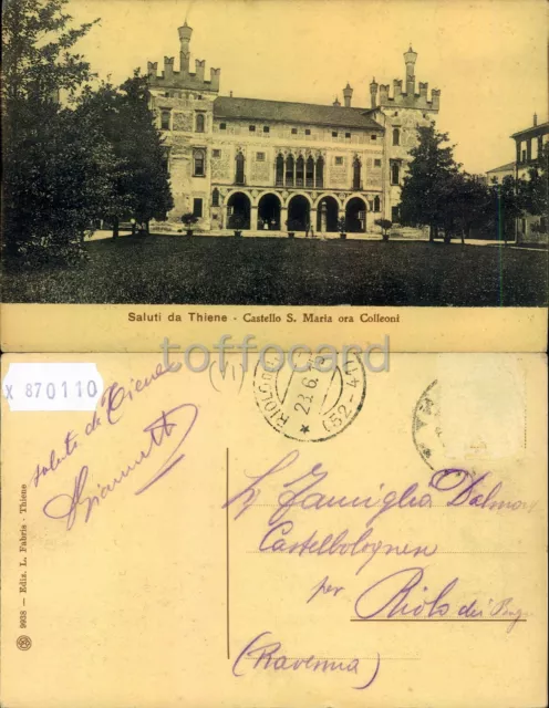 Vicenza Provincia-Thiene-Castello Colleoni-B87-110
