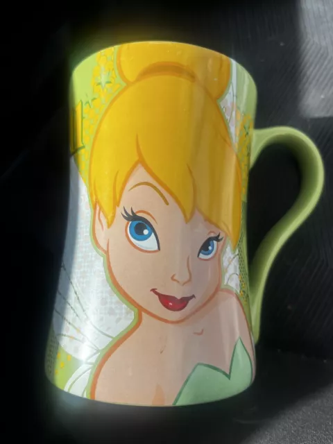 Tinker Bell Coffee Mug/Cup - Disney Fairies - Disney Store Exclusive - Green