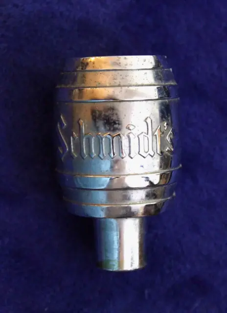 Chrome Schmidts Beer Ball Barrel Tap Handle Gear Shift Knob Accessory Philly