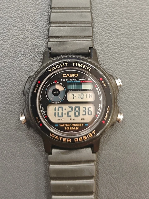 CASIO TRW-31 [862] Digital Yacht Timer Watch Rare Vintage