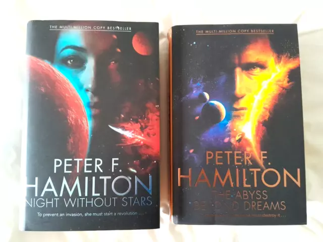 Peter F. Hamilton - Night Without Stars & The Abyss Beyond Dreams * Hardbacks