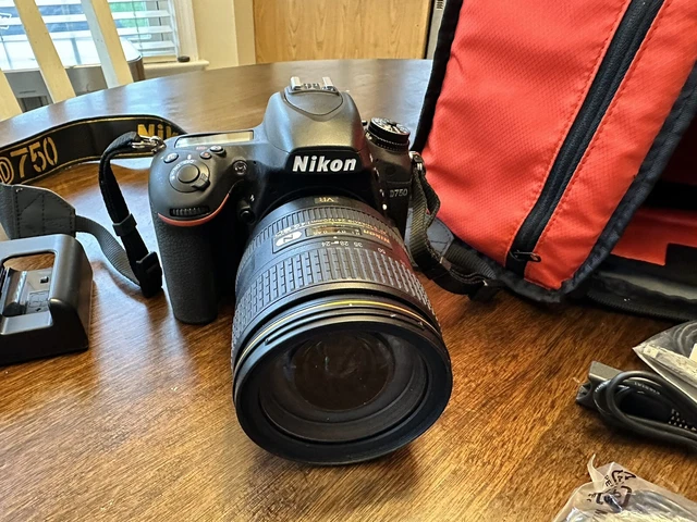 Nikon D750 24.3 MP Digital SLR Camera - Black (with DX VR 24-120mm Lens)