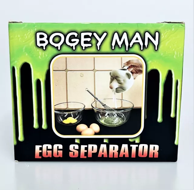 Bogey Man weißes Eigelb Eiabscheider Küche Werkzeug Neuheit Becher Spaß Backen