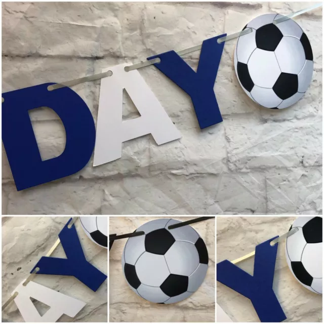 Football TOTTENHAM Birthday Bunting Party FC Banner Personalised