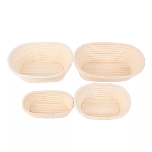 Oval For Home Baker Bread Proofing Basket Natural Rattan Dough Fermentation B Sp