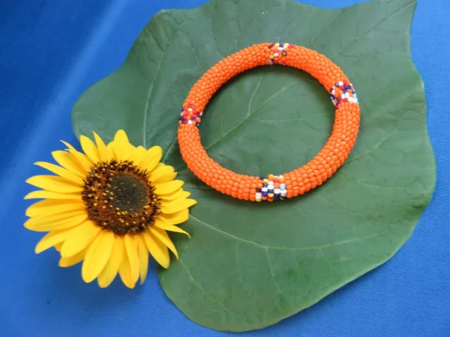 Maasai Beaded Bangle Bracelet TANZANIA East African Ethnic Jewelry MASAI NEW  N