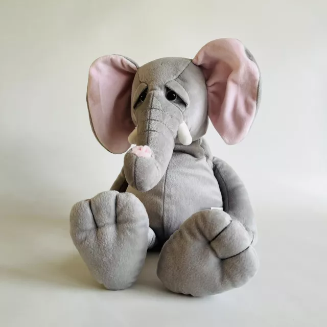 Russ Berrie Large Elephant Soft Toy Cuddly Plush Stuffed Animal Teddy 19”