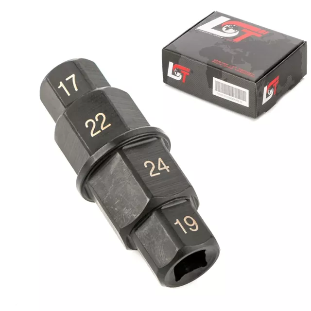 4in1 Innensechskant Steckschlüssel Nuss 17-24mm Spindel für KREIDLER