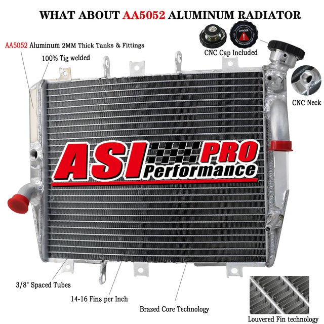 Radiators Kawasaki Ninja G ZX-6R ZX6RG Alu 600 G ZX6RG Ninja 600 