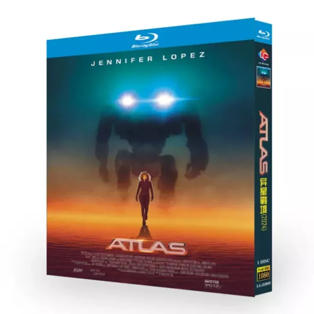ATLAS (2024) BLURAY Movie 1 Disc All Region New Boxed Free English