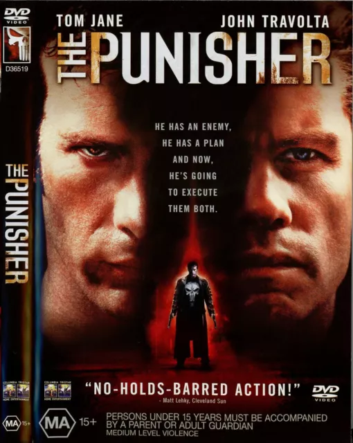 The Punisher DVD (Region 4) VGC John Travolta