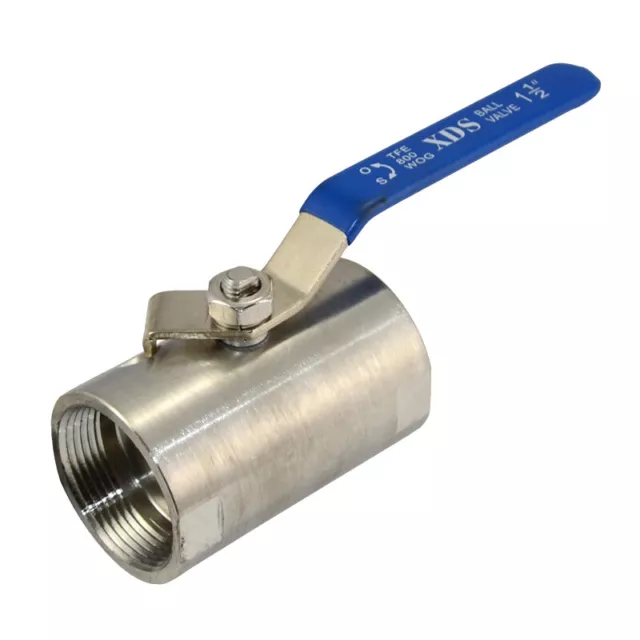 1/2"-2" BSP thread Female SS316 Stainless Steel Ball Valve Vinyl Handle WOG1000