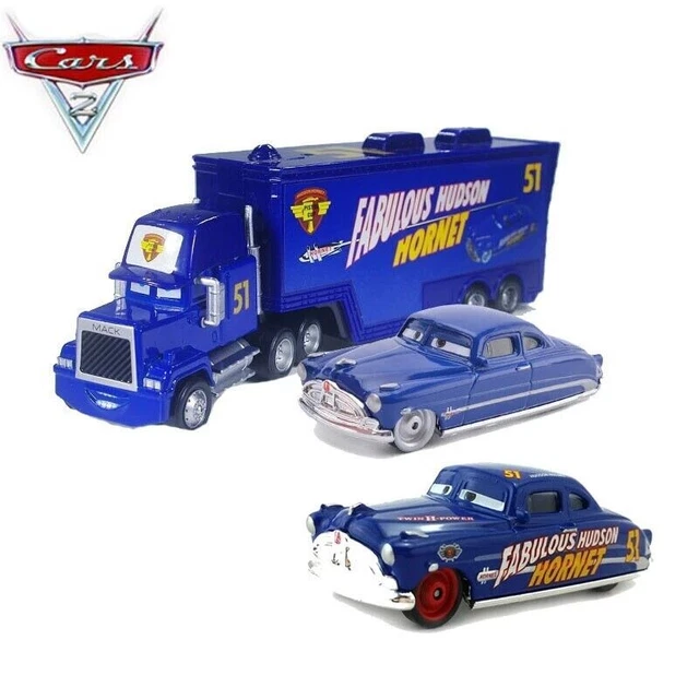 Disney Pixar Cars Doc Hudson Mack Haulers Truck & Racers Diecast Toy Car
