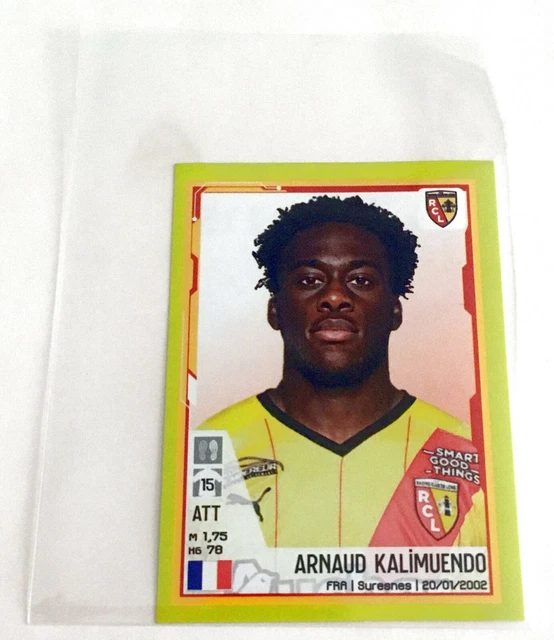 Panini Foot 2023 – Autocollant Rookie Wilson Odobert (Troyes) #351 Sous Toploader – Édition Originale Et Brillante