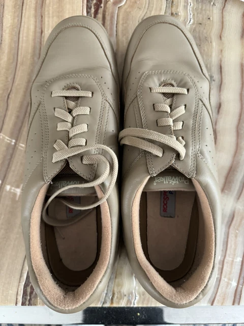 MEN S ROCKPORT ROCSPORTS Lite ES Waterproof Oxford Brown Leather Walking Shoes 79.50 PicClick