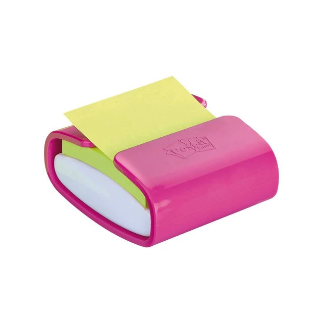 Dispenser Pro fucsia + 1 Post it® Super Sticky Z Notes fuxia - PRO-C-1SSCY-EU -