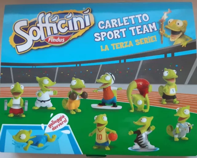 Sofficini Findus QUEL MITO DI CARLETTO MITICI CARLETTI Serie 3 9 personaggi